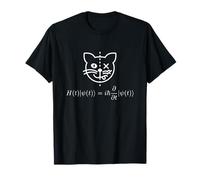 Schrödingers Cat Science Quantum Mechanics Mathematics Equation T-Shirt