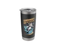 Schrödinger's Cat: The Escape Plan Physics Lover Stainless Steel Insulated Tumbler