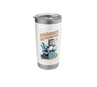 Schrödinger's Cat: The Escape Plan Physics Lover Stainless Steel Insulated Tumbler