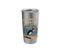 Schrödinger's Cat: The Escape Plan Physics Lover Stainless Steel Insulated Tumbler