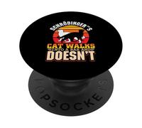 Schrödingers Katze Schrödinger's Cat PopSockets Adhesive PopGrip