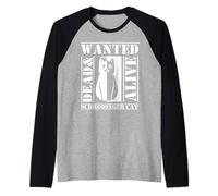 Schrödingers Katze Schrödingers Cat Raglan Baseball Tee