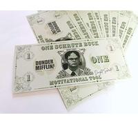 Schrute Bucks - Dwight Schrute - Gag Gift - Birthday Card Inserts - Party Decorations - Dunder Mifflin The Office Michael Scott (50)