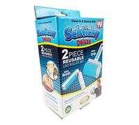 Schticky 2 Piece Deluxe Lint Roller Set - Reusable & Washable Lint Roller Cleaner for Clothes Sofa Furniture Car Cat Dog Hair - Clean in a Quicky with Schticky