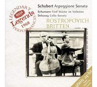 Schubert: Arpeggione Sonata/ Schumann: Funf Stucke im Volkston/ Debussy: Cello Sonata