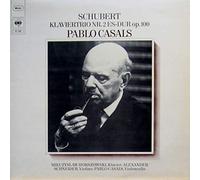 SCHUBERT Franz (Austria) - SCHUBERT, Franz: Piano Trio nr.2 in Es-dur, op.100 (Trio fur klavier, violine und violoncello) (rec. 1952 Prades) ----SCHUBERT Franz (Austria)-CASALS Pablo (violoncello - dir); HORSZOWSKI Mieczyslaw (pianoforte); SCHNEIDER Alexander (dir) (violino)-CBS-CBS 61764