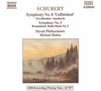 SCHUBERT / HALASZ - SYMPHONIES 5 8 UNFINISHED - CD - K3z