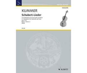 Schubert-Lieder op. 117b Band 2 Friedrich August Kummer_Franz Schubert Book [Sof