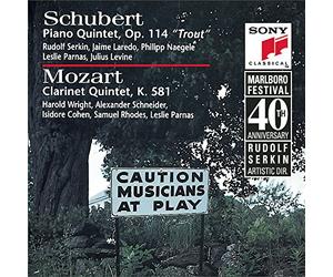 Schubert^Mozart^Serkin^Levine^Laredo - Trout Quintet / Clarinet Quintet (Mozart)