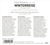 SCHUBERT/PADMORE & BEZUIDENHOUT - WINTERREISE NEW CD