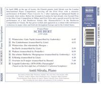 SCHUBERT: PIANO TRANSCRIPTIONS BY LISZT, PROKOFIEV, BUSONI & GODOWSKY NEW CD