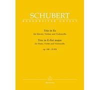 Schubert: Piano Trio No. 2 in Eb Major, Op.100 D. 929 (Violin, Cello & Piano) Barenreiter Urtext BA5610