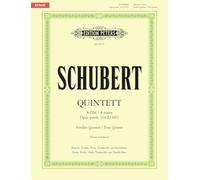 Schubert: Quintet in A 'Trout' Op.114/D667 (Piano Quintet Score and Parts) (EP9975): For Violin, Viola, Cello, Double Bass and Piano, Conductor Score & Parts (Edition Peters)