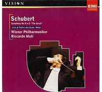 Schubert - SCHUBERT; SYMPHONY NO.9 -MUTI, WIENER PHIL, LIVE ATE THE MILAN TEATRO ALLA SCALA- LASER DISC (2 DISCS, 3 SIDES)