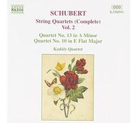 Schubert: String Quartets (Complete), Vol. 2 By Kod¨¢y Qt ,Franz Schubert (Composer) (1995-05-13)