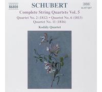 Kodaly Quartet – Schubert: String Quartets Nos. 2, 6 and 11 – NAXOS