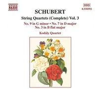 SCHUBERT: String Quartets Nos. 3, 7 and 9