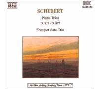 SCHUBERT/STUTTGART PIANO TRIO: PIANO TRIOS 897 & 929 - CD