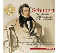 Schubert : Symphonies n° 8 et 9. Krips, Mravinski.
