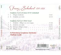 SCHUBERT: SYMPHONIES NOS. 8 "UNFINISHED" & 9 "GREAT" NEW CD