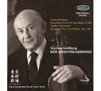 Schubert : Symphony No. 5, Schumann : Symphony No. 4 Goldberg/New Japan Philharmonic