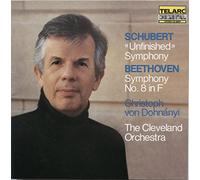 Schubert: Symphony No. 8 in B (Unfinished). Beethoven: Symphony No. I in F. Cleveland Orchestra. Christoph von Dohnanyi.