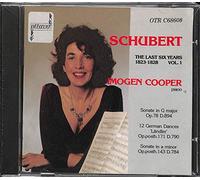 Schubert: The Last Six Years 1823-1828, Piano Music Volume 1 by Imogen Cooper (2001-05-25)