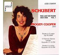 Schubert: The Last Six Years 1823-1828, Piano Music Volume 1 by Imogen Cooper (2001-05-25)