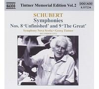 SCHUBERT / TINTNER / - SYMPHONIES 8 9 - CD - M3z