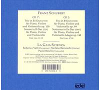 SCHUBERT: TRIOS; SONATA; NOTTURNO NEW CD