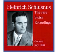 Schubert/Wolf/Schumann/ - Rare Swiss Recordings 1948