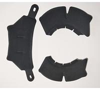 Schuberth C5 / E2 Center Pad for long Heads, black, XL