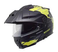 SCHUBERTH E2 ATLAS BLACK YELLOW FLIP FRONT MODULAR ADVENTURE MOTORCYCLE HELMET