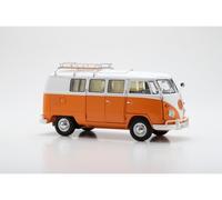 Schuco 451180006 1:18 VW T1 Camper Orange/White Roof DC Bus Model New