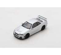 Schuco 451640015 1:64 Nismo R34 GT-R Z-tune Silver Diecast Car - New