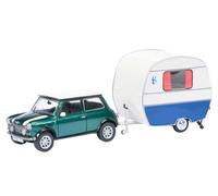 Schuco Mini Cooper with Caravan 1:43 450241500