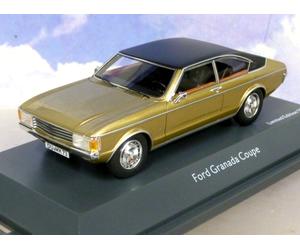 SCHUCO PRO.R43 RESIN 1/43 1974 FORD GRANADA MK1 FASTBACK COUPE MET. GOLD & BLACK
