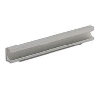 Schüco ACCURIDE 100003996 Silver Handle Strip Abellio Cabinet Door Handle 1195 mm, Handle Profile Strip Aluminium Anodised 1195 mm
