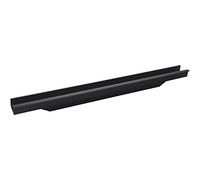 Schüco Accuride 100005394 245 mm, Black Anodised Handle Strip Prego Cabinet Door Handle, Profile Strip for Milling for Furniture Fronts Aluminium