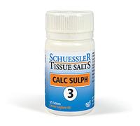 Schuessler No 3 Calc Sulph Tissue Salts 125 Tabs