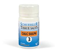 Schuessler No 3 Calc Sulph Tissue Salts 125 Tabs