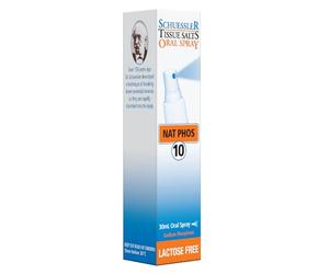 Schuessler Tissue Salts 30ML Spray - NAT Phos, No. 10 | Lactose-Free