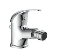 SCHÜTTE Athos 41200 Bidet Tap with Waste and Pull Rod, Brand Swivel Mixer Tap Chrome