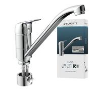 SCHÜTTE LUCA abnehmbarer Wasserhahn für die Küche, Chrom