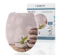 SCHÜTTE Pyramid Toilet Seat with Soft-Close Mechanism and Quick Release Made of Duroplast Toilet Seat with 175 kg Load Capacity