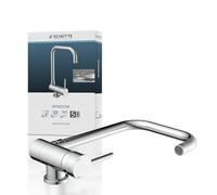 Schütte 24550 Window Chrome Single Lever Sink Mixer Tap, B x H x T: 52 x 353 x 144 mm