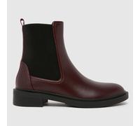 schuh Astrid Leather Chelsea Boots in Burgundy UK 7 (EU 40)