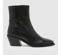 schuh Briar Leather Western Boots in Black UK 8 (EU 41)