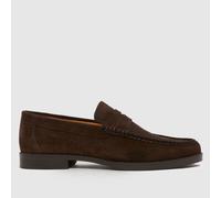 schuh Ryle Suede Loafer Shoes in Brown UK 12 (EU 46)
