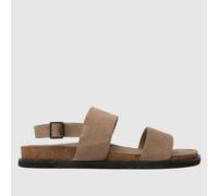schuh Sol Footbed Sandals in Taupe UK 8 (EU 42)